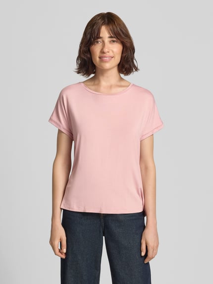 Christian Berg Woman T-Shirt aus Viskose-Mix mit Rundhalsausschnitt Pink 4