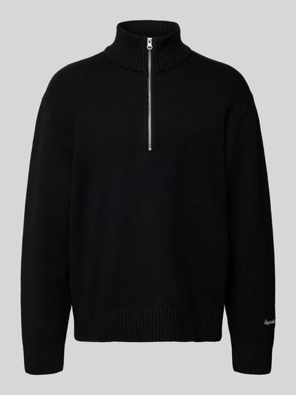 JACK & JONES Strickpullover mit gerippten Abschlüssen Modell 'NORREBRO' Black 2