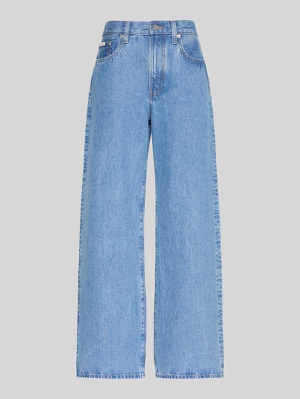 Calvin Klein Jeans Loose Fit Jeans aus reiner Baumwolle Jeansblau 2