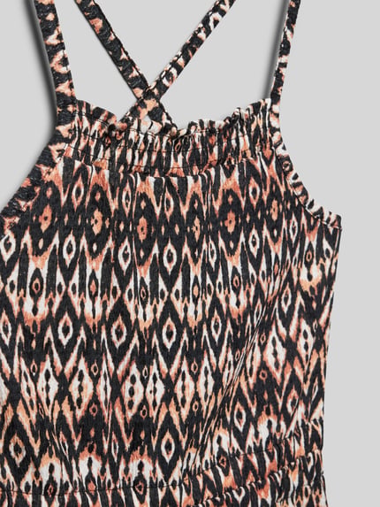 Garcia Jumpsuit mit Allover-Muster Black 2