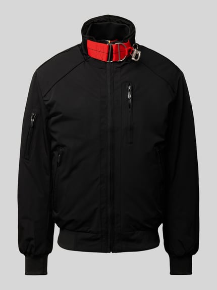 Wellensteyn Comfort fit functioneel jack met opstaande kraag, model 'BOGART B-52' Zwart - 2