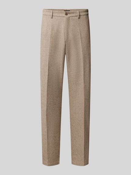 Anzughose mit Bügelfalten Modell 'Lazo' Shop The Look MANNEQUINE