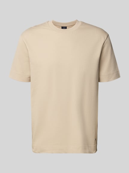 T-shirt met labeldetail, model 'Achilleas' Shop The Look MANNEQUINE
