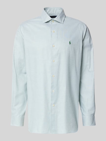 Polo Ralph Lauren Regular Fit Business-Hemd mit Kentkragen Gruen 2