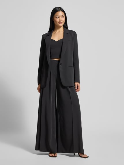Jake*s Cocktail Relaxed fit blazer met paspelzakken Zwart - 1
