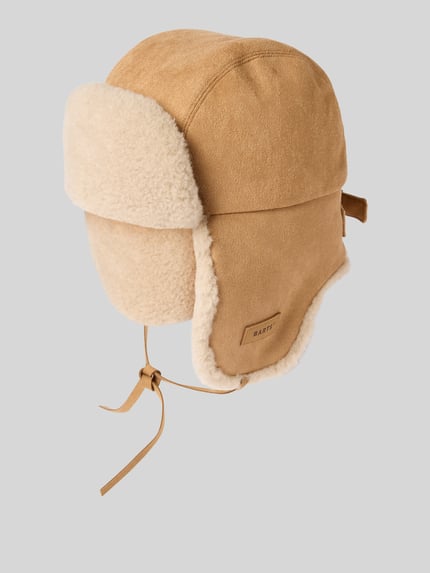 Barts Muts met voering van teddybont, model 'Kegalle' Beige - 2