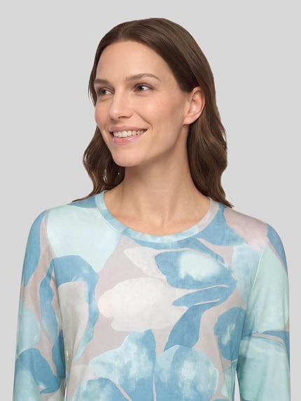 Betty Barclay 3/4-Shirt mit leicht abgerundetem Saum Mint 3