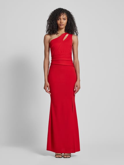 SISTAGLAM Avondjurk met one shoulder-band Rood - 4