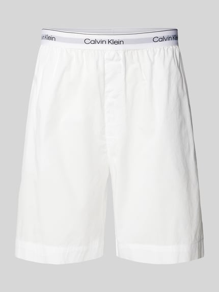 Calvin Klein Underwear Szorty o kroju regular fit z elastycznym pasem z logo Biały 2