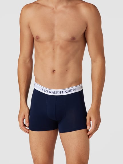 Polo Ralph Lauren Underwear Trunks mit Label-Bund im 3er-Pack Dunkelblau 1