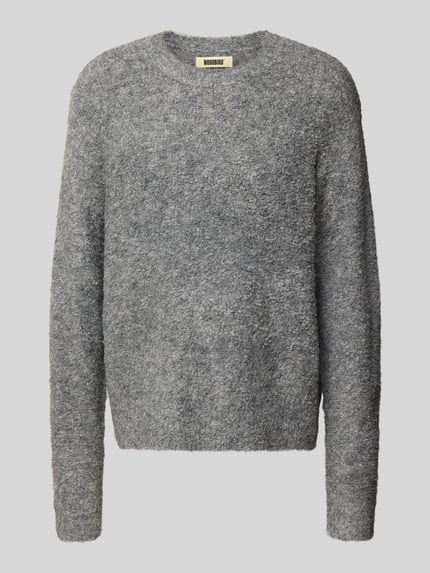 WOODBIRD Loose Fit Strickpullover mit Woll-Anteil Modell 'Kurt' Graphit 2