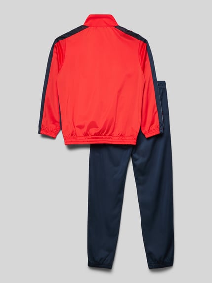 Champion Trainingsanzug mit Label-Details Rot 3
