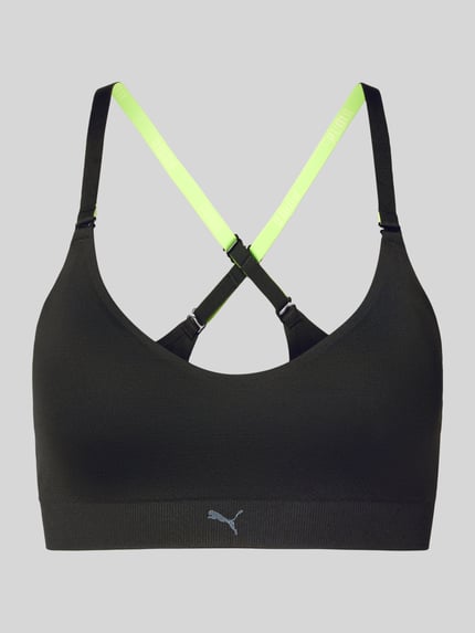 Triangel-bh met logo en gekruiste bandjes Shop The Look MANNEQUINE