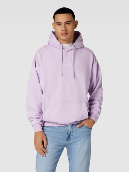 Karl Kani Hoodie mit rückseitigem Label- und Motiv-Print Flieder 4