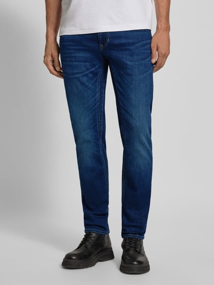 PME Legend Relaxed fit jeans met labelpatch Jeansblauw - 4