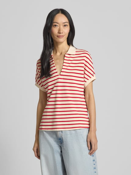 Tommy Hilfiger Relaxed fit T-shirt van lyocellmix Rood - 4