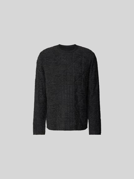 MM6 Maison Margiela Pullover met ronde hals Lichtgrijs gemêleerd - 2