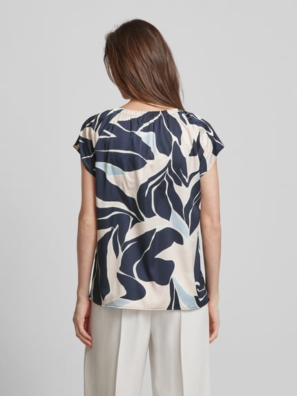 Betty Barclay Bluse mit Allover-Muster Marine 5