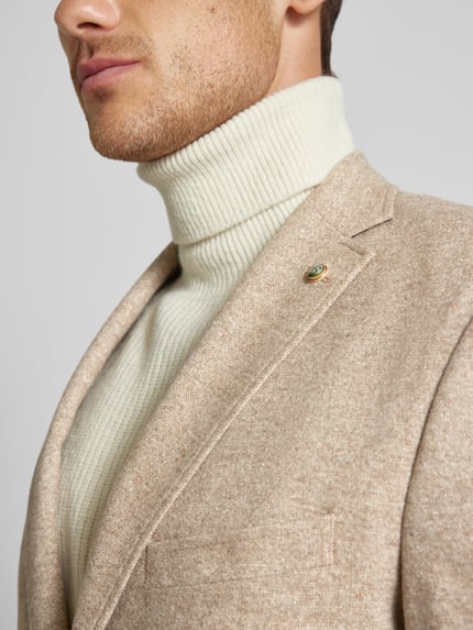 Carl Gross Colbert met zijde, model 'TEDRICK' Beige - 3