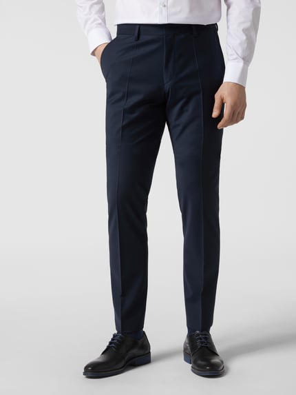 ROY ROBSON Pantalon met stretchgehalte Marineblauw - 4