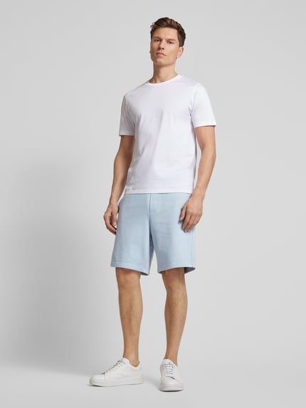 HUGO Sweatshorts mit Label-Print Modell 'Nomario' Sky 1