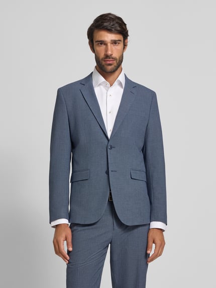 Selected Slim Fit Anzug mit Viskose-Anteil Modell 'LIAM' Marine 4