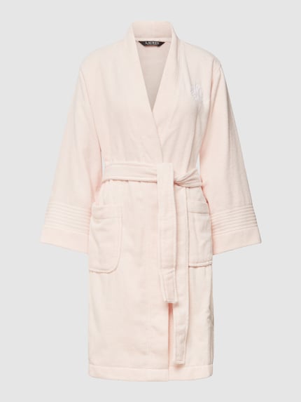 Lauren Ralph Lauren Bademantel aus Baumwolle Hellrosa 2