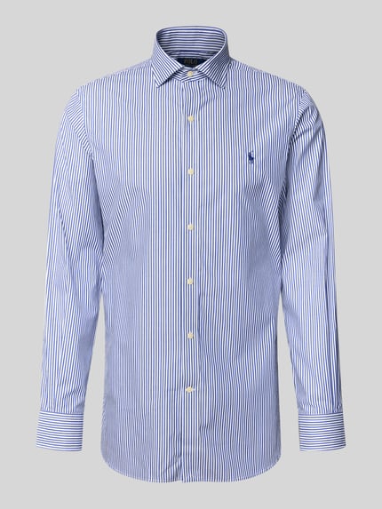 Polo Ralph Lauren Koszula biznesowa o kroju regular fit z wyhaftowanym logo Królewski niebieski 2