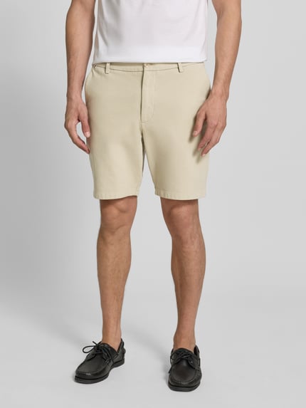 BOSS Modern Fit Chinoshorts aus Baumwoll-Mix Modell 'KANE1' Beige 4