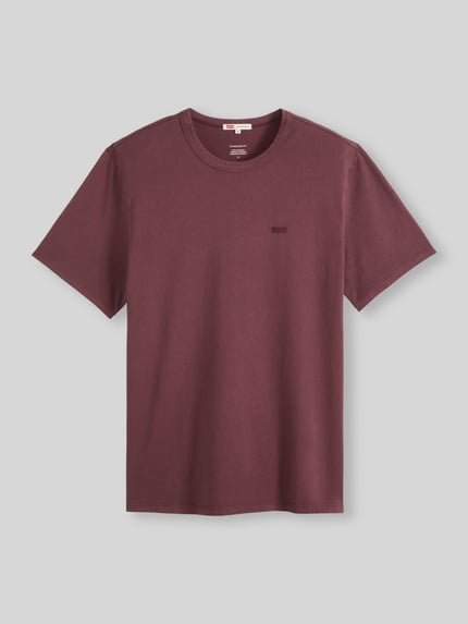 Levi's® męski t-shirt o kroju regular fit z czystej bawełny Ciemnoczerwony 2