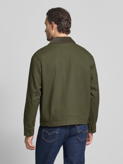 JACK & JONES Premium Hemdjacke mit aufgesetzten Pattentaschen Khaki 5