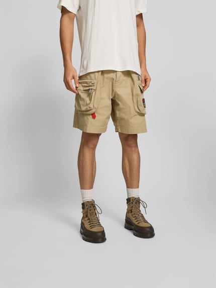 Dsquared2 Szorty cargo o luźnym kroju z naszywką z logo Beżowy 4