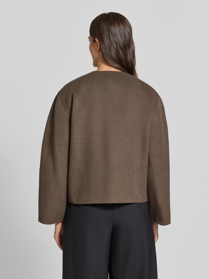 Jake*s Collection Regular Fit Blouson aus Woll-Mix Schoko 5