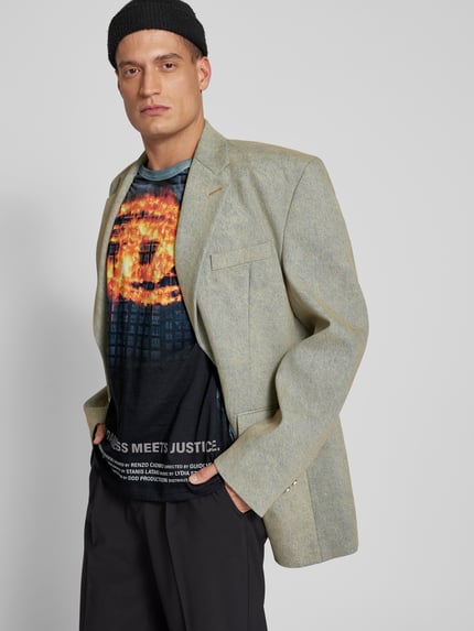 Diesel oversized t-shirt van puur katoen Donkergrijs - 3