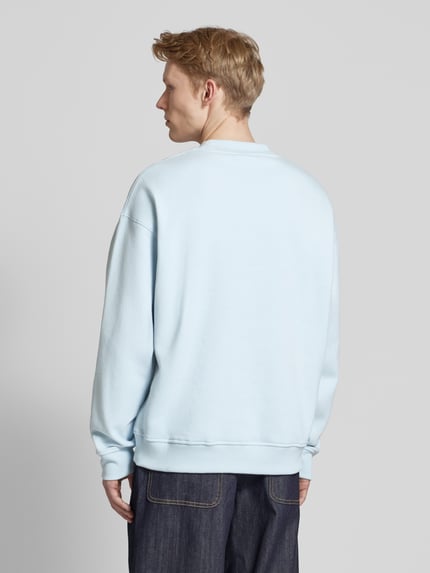 BLKVIS Sweatshirt mit Brusttasche Hellblau 5