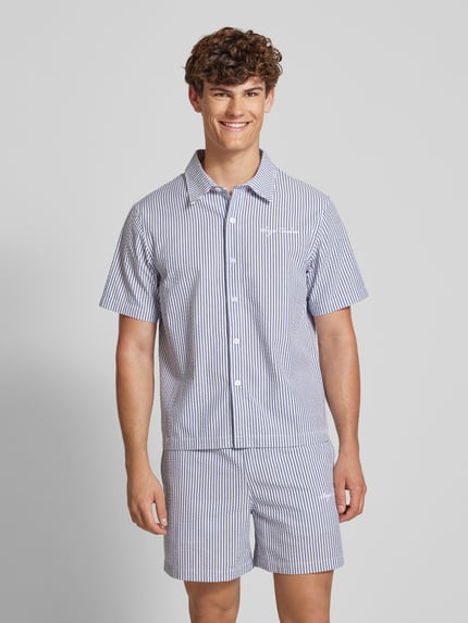 Sergio Tacchini Regular fit vrijetijdsoverhemd met 1/2-mouwen, model 'GALLIPOLI' Lichtblauw - 4