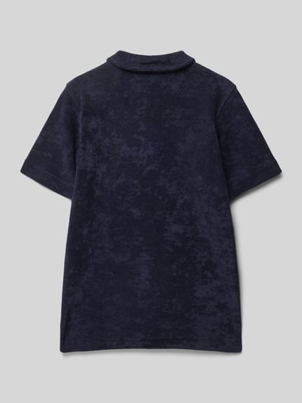 JACK & JONES Regular Fit Poloshirt mit kurzer Knopfleiste Marine 3