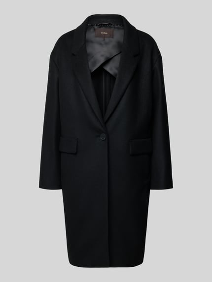 windsor. Mantel aus Lanawoll-Mix mit Kaschmir-Anteil Black 2