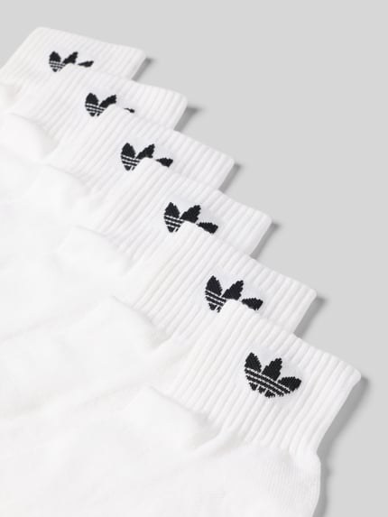 adidas Originals Sokken met labelprint in een set van 6 paar Wit - 2