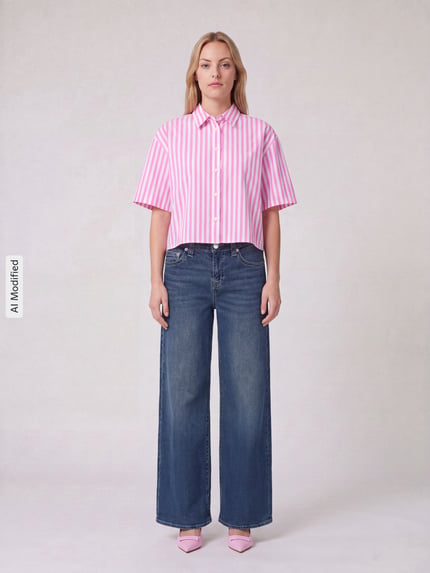 TRUE RELIGION Baggy Jeans aus Baumwoll-Mix Modell 'Bobbi' Jeansblau 1