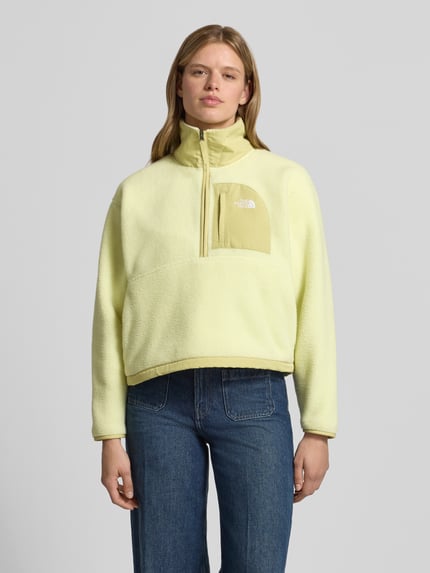 The North Face regular fit sweatshirt met opstaande kraag model 'Yumiori' Lichtgroen - 4