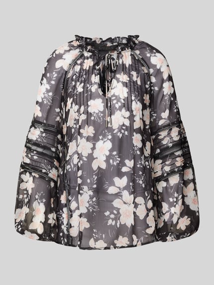 GUESS Bluse mit floralem Print Modell 'GILDA' Black 2