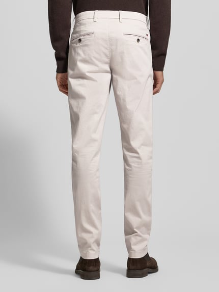 Tommy Hilfiger Slim Fit Chino aus Baumwoll-Mix Modell 'BLEECKER' Hellgrau 5