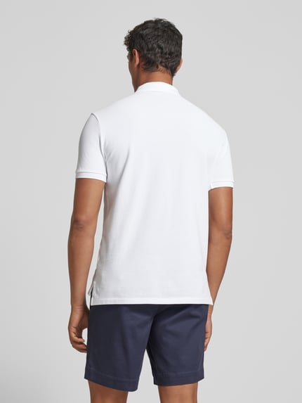 Polo Ralph Lauren Slim fit poloshirt met labelstitching Wit - 5
