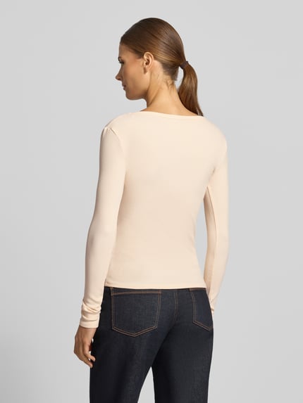 GUESS Activewear Longsleeve in Ripp-Optik Modell 'COLETTE' Ecru 5