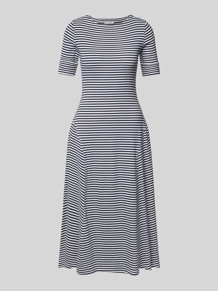 Christian Berg Woman Midikleid mit 1/2-Arm Blau 2