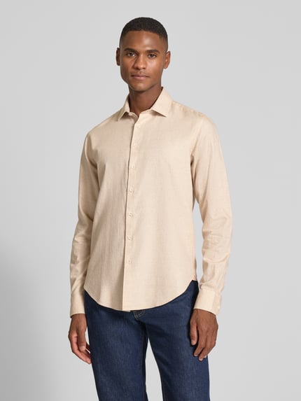 CG – CLUB of GENTS Freizeithemd mit Knopfleiste Modell 'Harmon' Offwhite 4