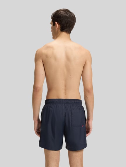 HUGO Zwembroek met Labelprint Model 'HAITI' Marineblauw - 4
