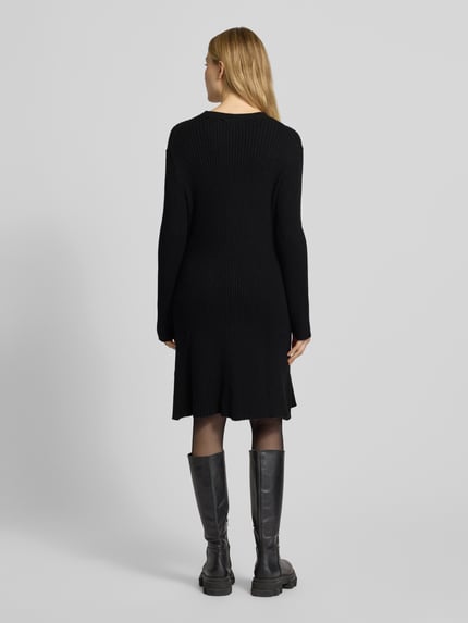 Tom Tailor Denim Figurbetontes Strickkleid aus Viskose-Mix Black 5