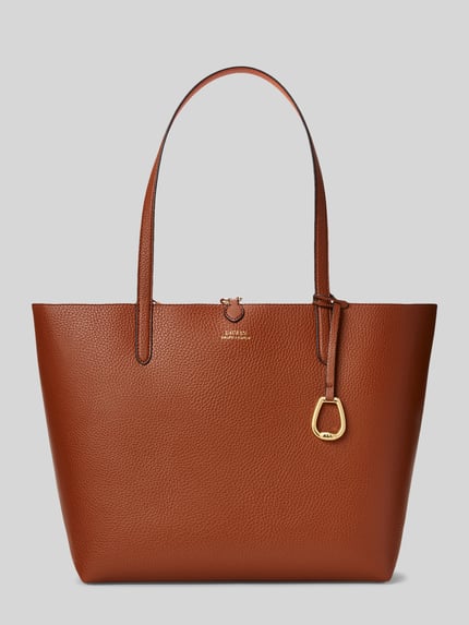 Lauren Ralph Lauren Shopper mit Wendeoption und Minibag Cognac 5
